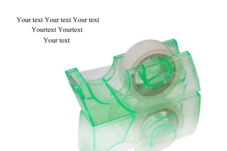 Green Sticky Tape Dispenserの写真素材