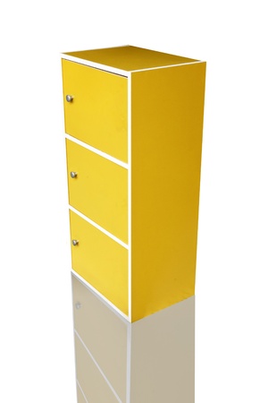 yellow cabinet の写真素材