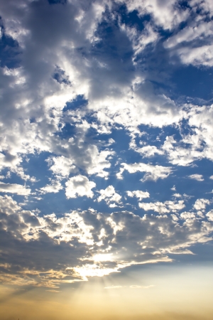 Beautiful sunset sky.の写真素材