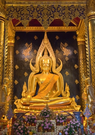 Phra Phuttha Chinnarat to be the most beautiful Buddha portraitの写真素材