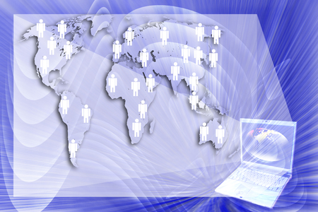 world communication の写真素材