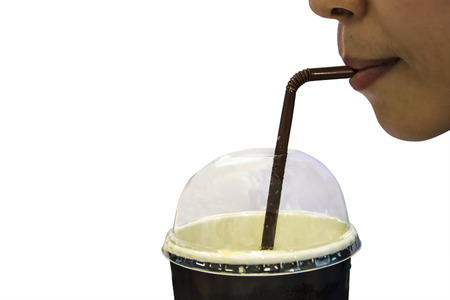 woman drinking water の写真素材