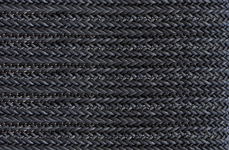 Detailed of black rope の写真素材