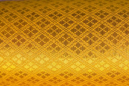 Golden textile の写真素材