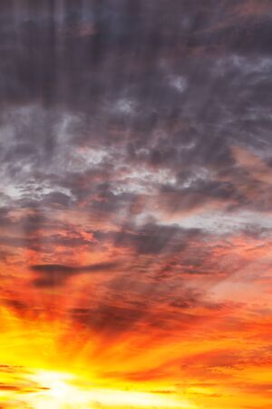 Beautiful sunrise sky の写真素材