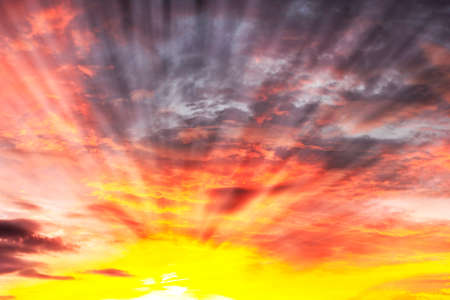 Beautiful sunrise sky の写真素材