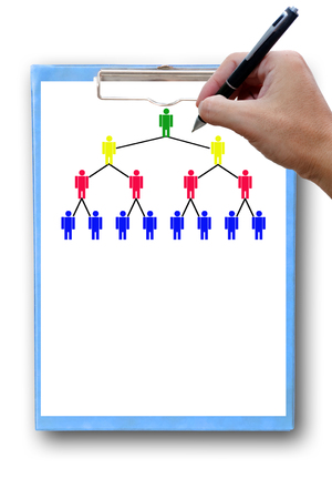 The red clipboardの写真素材