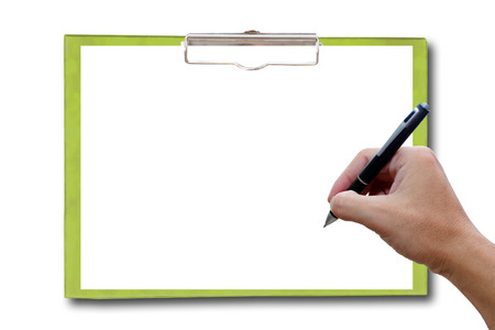 The red clipboardの写真素材