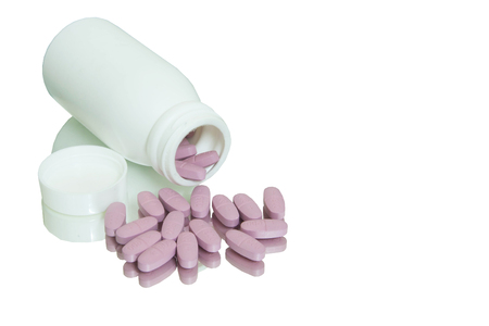 Pill Medicine and Bottle の写真素材