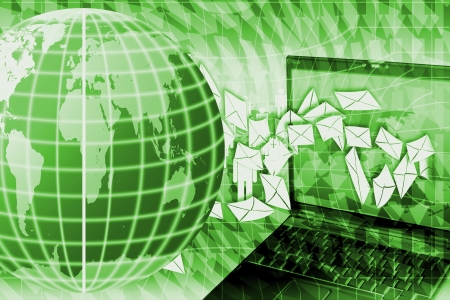 technology communication background の写真素材