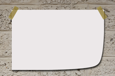 white paper on Laterite background の写真素材