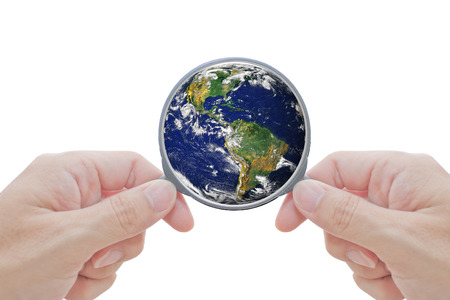 Concept explorer the Earth   photo of Earth from NASA   http   visibleear th nasa gov useterm s php の写真素材