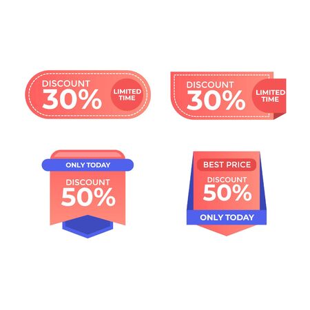 Label banner for sale discount
