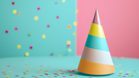 party hat with style background generative aiの素材