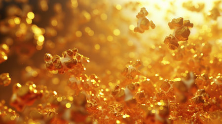 popcorn background generative aiの素材