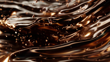 background that simulates melted chocolate generative aiの素材