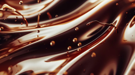 background that simulates melted chocolate generative aiの素材