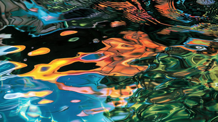 Reflections in water surfaces generative aiの素材