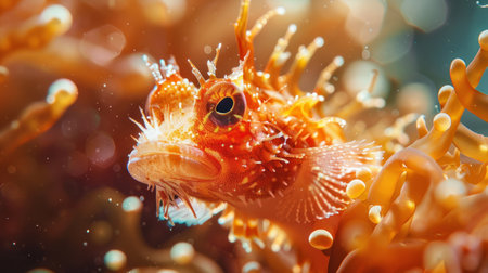 submarine life. generative aiの素材