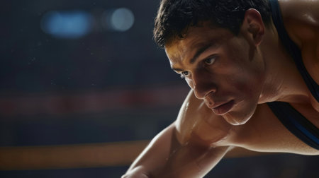 the intensity of the Olympic fight generative aiの素材