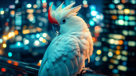 punk cockatoo generative aiの素材