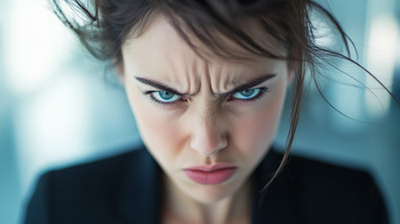 businesswoman, woman looking at camera generative aiの素材