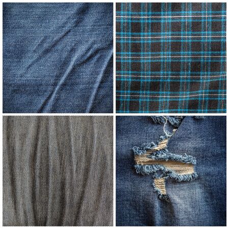 four collection of material textureの写真素材