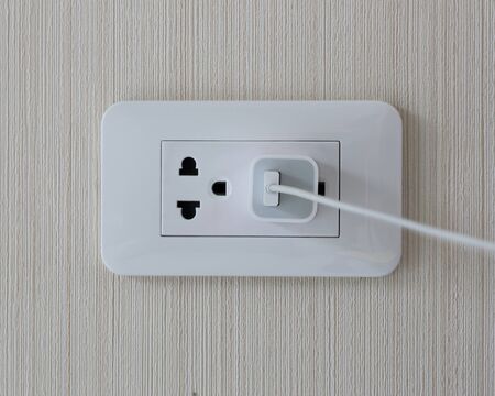 electrical plugs in wall