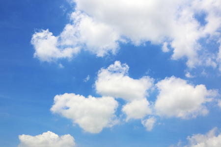 blue sky and clouds backgroundの写真素材