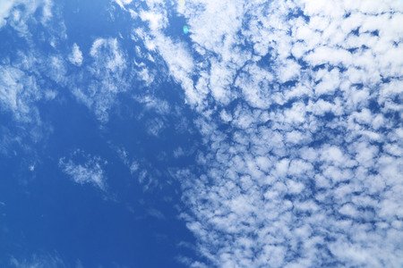 blue sky and clouds background, nature backgroundの写真素材