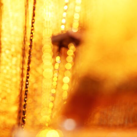 gold bokeh abstract backgroundの写真素材