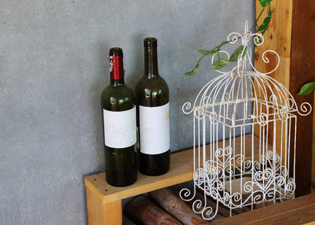 Bottles of wineの写真素材