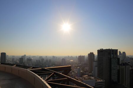 Cityscape sunriseの写真素材