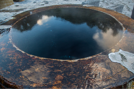 Hot springの写真素材