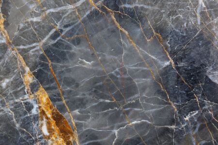 White and gold Patterned natural of dark gray marble (gold russia) texture background for product design.の写真素材