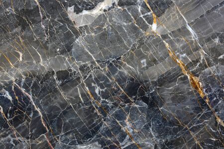 Dark gray marble pattern (Gold russia) for design and texture.の写真素材