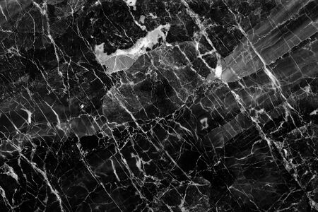 Black marble pattern for background and design, Black marble texture.の写真素材