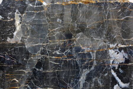 Dark gray marble pattern (Gold Russia) for design and background.の写真素材