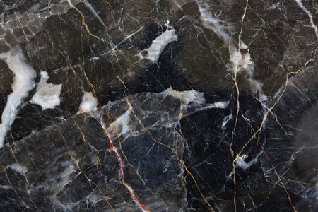 Patterned structure of dark gray marble pattern backgroundの写真素材