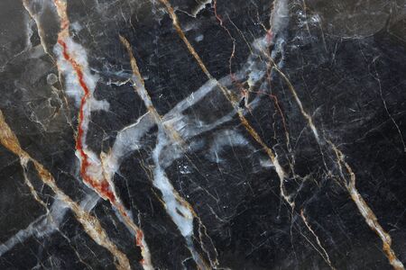 Marble patterned (natural patterns) texture background ,dark (gray) marble for design.の写真素材