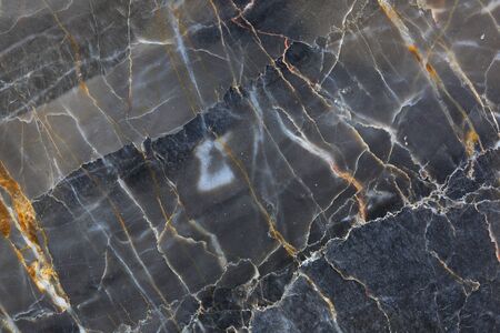 Dark gray marble pattern (Gold Russia) background texture for design.の写真素材
