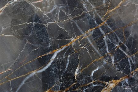 Patterned structure of gray marble pattern (Gold Russia) for background and texture.の写真素材