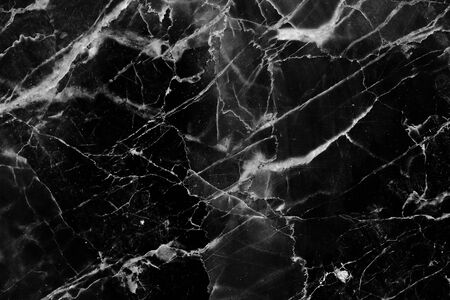 Black marble texture background. Abstract natural black and white patterned for design.の写真素材