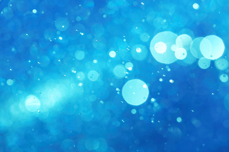 Sea blue bokeh abstract background.の写真素材