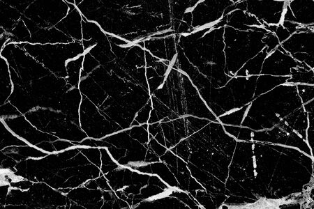 White patterned structure of black and white marble pattern background texture for design.の写真素材