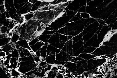 White patterned structure of black and white marble texture for background and design.の写真素材