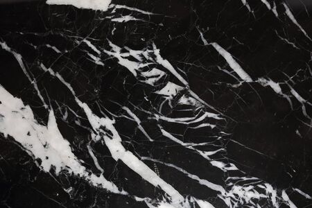 Black marble natural pattern (natural pattern) for background and textureの写真素材