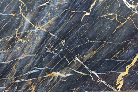 Yellow pattern of dark gray marble pattern texture, abstract marble background.の写真素材