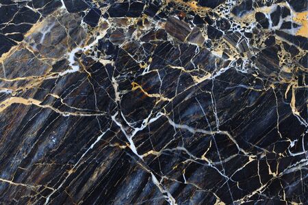 Gold pattern natural of dark gray marble pattern texture, abstract marble background for design about marble product.の写真素材