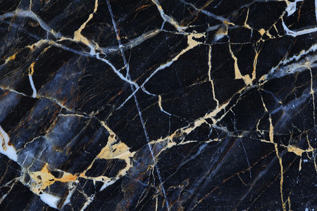 Dark gray Marble with beautiful patterned white and yellow texture background for interior design.の写真素材